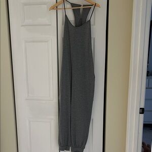 Gray Sleeveless Jumpsuit